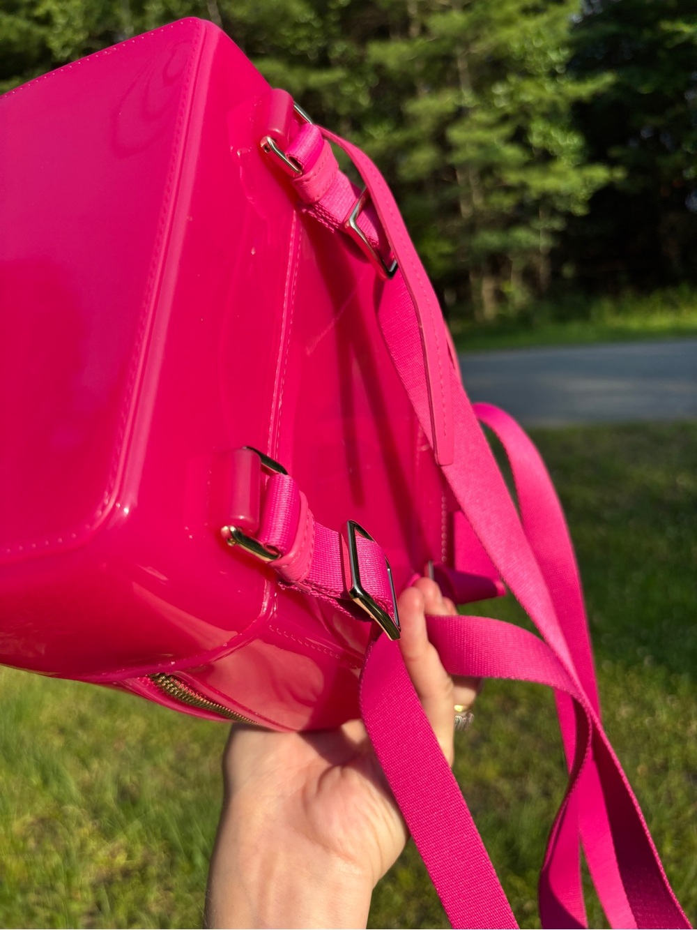Furla Barbie Pink Candy Backpack - Picture 13 of 17